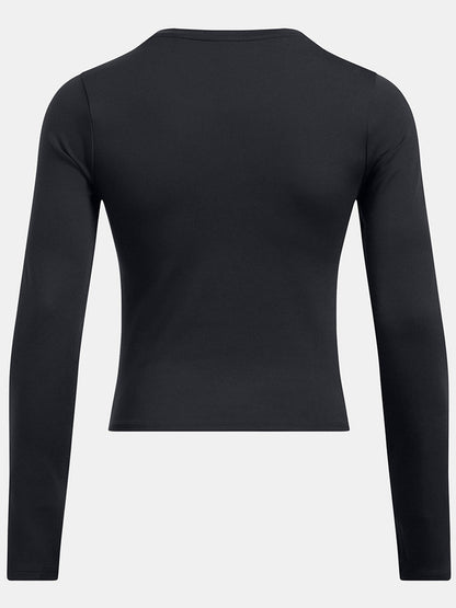 Under Armour UA Women's Casual Sports Fitness Fashion Tight Crop Base Long Sleeve T-Shirt 1387465-001