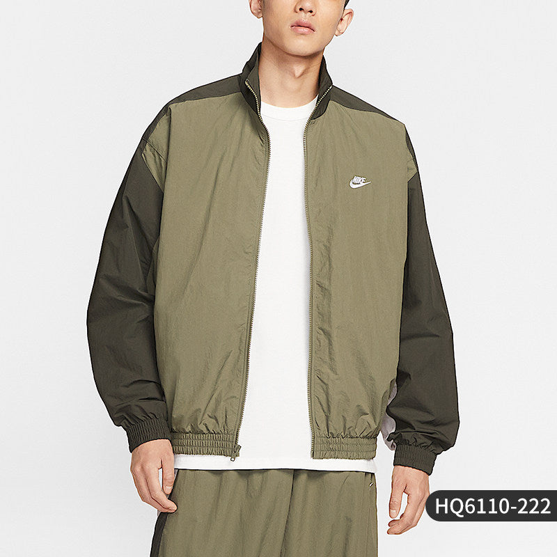 Nike Official Genuine 2025 Summer Men's Sports Panelled Woven Jacket HQ6110-057