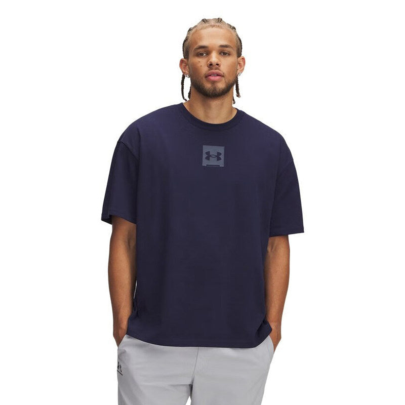 Under Armour UA Spring & Summer Men's SM Box High Gram Weight Training Athleisure Short Sleeve T-Shirt 1386803-410