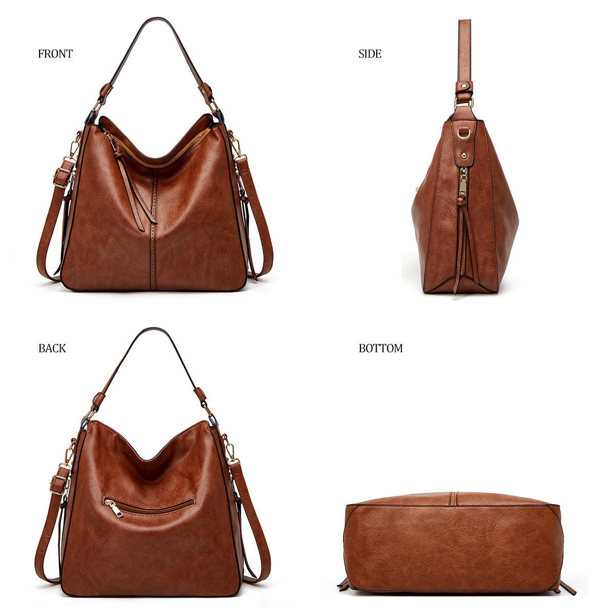 Cross border bag women's bag 2025 new European and American fashion retro tote bag mother bag shoulder crossbody bag wholesale