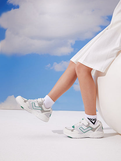 PONY Boys and Girls Shoes 2025 Spring New Cushioned Lightweight and Comfortable Casual Sneakers 241K1MJ01GN