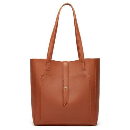 Foreign trade bag women's 2024 new simple fashion women's shoulder bag large capacity travel shopping bag wholesale