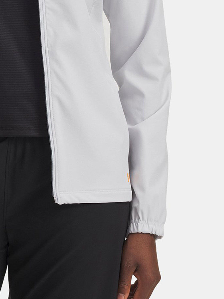 Under Armour Jacket UA Fall/Winter Women's Leisure Sports Running Fitness Woven Hooded Jacket 1377043-014