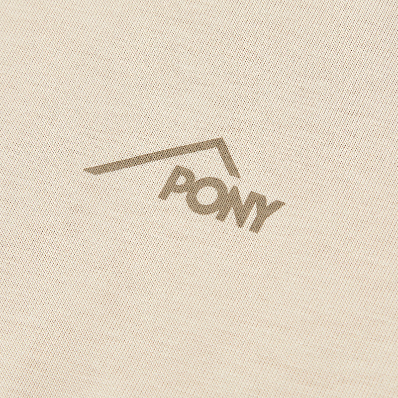 PONY1972 Boni Men's Athleisure Sweatshirt 2025 Spring New Long Sleeve T-Shirt 251M2BT01