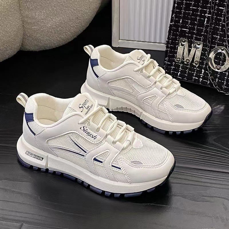 2025 New Breathable Women's Shoes Fashion Platform Forrest Forrest Gump Shoes Korean College Style Student Casual Sports Board Shoes Women