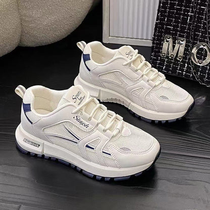 2025 New Breathable Women's Shoes Fashion Platform Forrest Forrest Gump Shoes Korean College Style Student Casual Sports Board Shoes Women