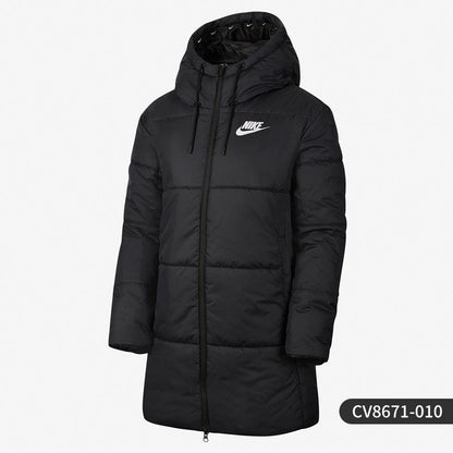 Nike Official Genuine Women's Comfort Hooded Woven Zipper Casual Sportswear Padded Suit CV8671-010