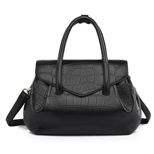 Internacional Bolsa de mão Novo modelo Grande capacidade Bolsa versátil elegante Bolsa textura de crocodilo para o dia a dia Bolsa tote atacado
