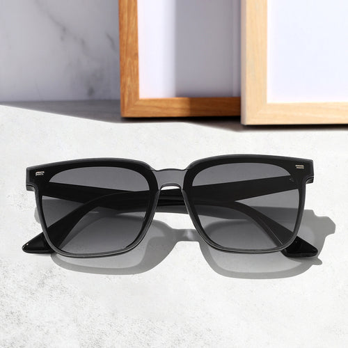Integrated square frame sunglasses, Mi Spike fashion sunglasses, high-end high-definition UV protection sunglasses for men and women