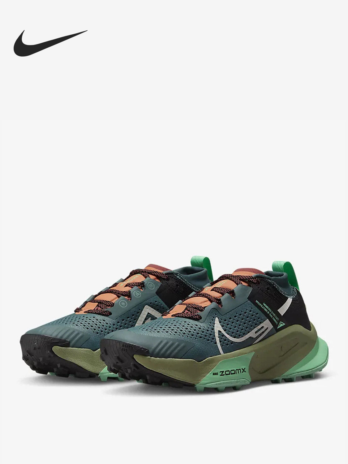 Nike/Nike Official Authentic Zoom X Zegama Trail Men's and Women's Trail Running Shoes DH0625-300