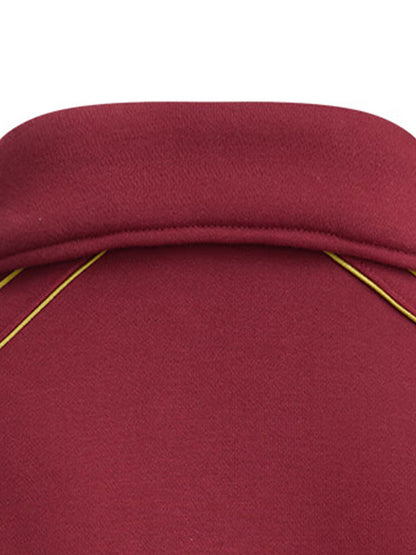 UA Under Armour Spring Summer CNY New Year Series Women's Half Zipper Sports Leisure Terry Cloth Sweatshirt 6006009-625