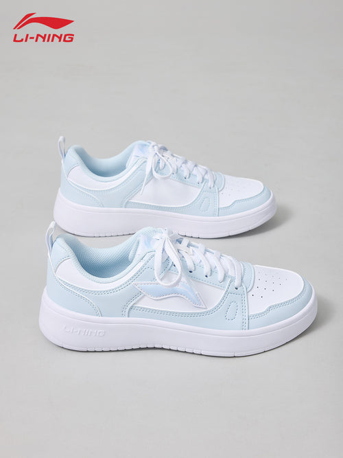 Sapatilhas Casuais Li-Ning Clear Sky para Mulher, Sapatilhas de Verão Novas Transpiráveis Azul Clássico, Sapatilhas Desportivas de Sola Macia para Mulher