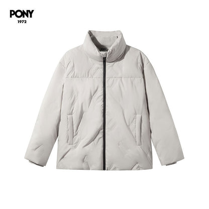 PONY1972 autumn and winter new outdoor sports gray duck down warm down jacket jacket 244M2OF10