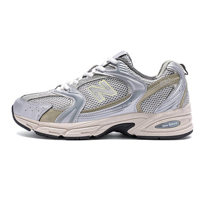 Primavera e outono New Balance Cool Run Outdoor Leisure 530 Ténis Casal Moda Versátil Running Shoes Altura Trend Shoes