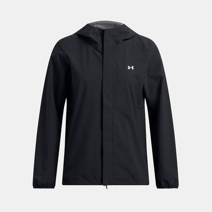 Casaco de senhora UA Under Armour para primavera-verão, impermeável, elástico, para treino e lazer, modelo 1376067-003