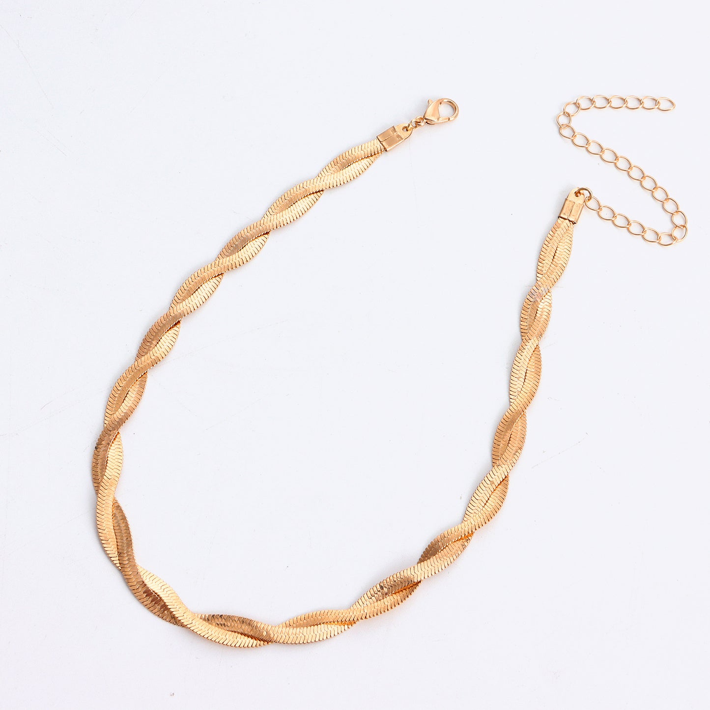 European and American cross-border jewelry trend double-layer winding snake bone necklace necklace women's fairy style niche design necklace