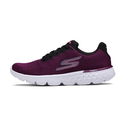 Skechers Walking Shoes Women's Shoes 2022 Spring and Autumn New Sneakers Mesh Lightweight Running Shoes 14804 BKW