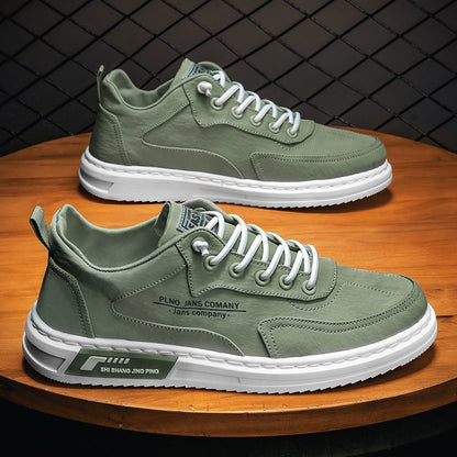 Spring Men's Shoes 2026 New Breathable Canvas Shoes Trendy Versatile Shoes Men's Non-Slip Lightweight Casual Sneakers