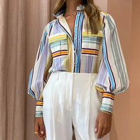 White purple stripes