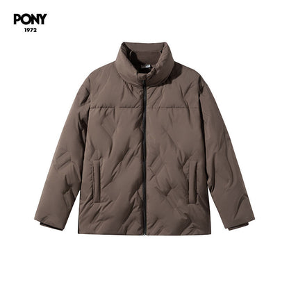 PONY1972 autumn and winter new outdoor sports gray duck down warm down jacket jacket 244M2OF10