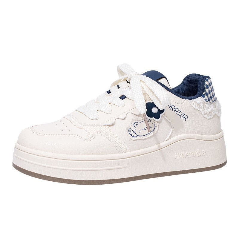 Pull-back fleece platform shoes, new color-blocked board shoes in winter, versatile cotton shoes, warm and comfortable daily commuting casual shoes