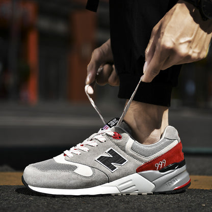 Primavera e outono New Balance Cool Running Couro Tênis Masculino e Feminino N Word 999 Casal Casual Running Shoes Sapatos Femininos Atacado
