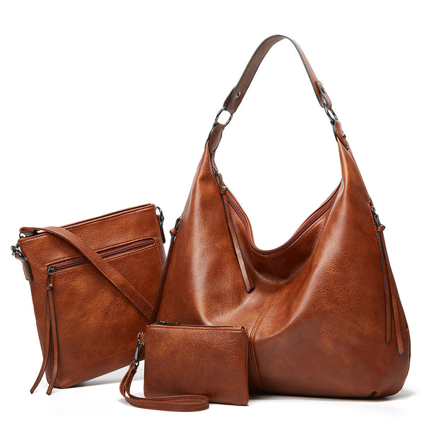 Bag women's bag 2025 large capacity soft leather tote bun mother and child bag shoulder bag wholesale cross-border tote bag | Ciaura