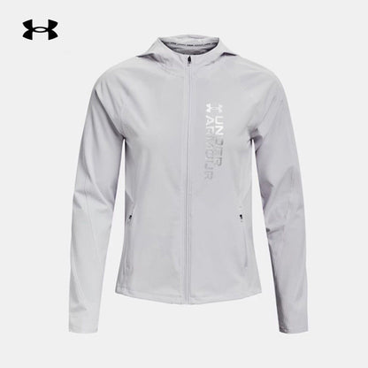 Under Armour official UA jacket women's spring and autumn new sportswear casual wear top jacket 1361384