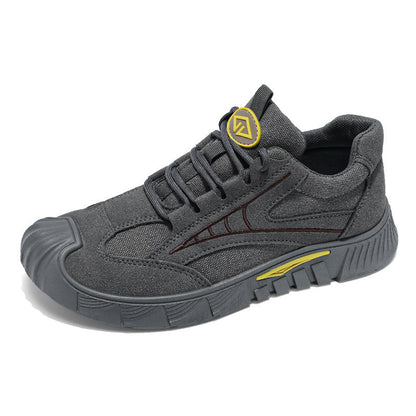 2026 Summer New Men's Labor Protection Shoes, Wear-Resistant Men's Daily Casual Shoes, Construction Site Work, Non-slip, Wear-Resistant Men's Shoes