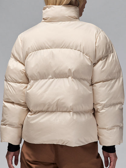 Nike official genuine JORDAN women's warm and simple jacket FZ4528-203 this season