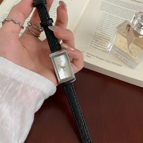 Internet celebrity bestseller wholesale slim strip used women's watches, niche women's workplace classic belt casual quartz watches