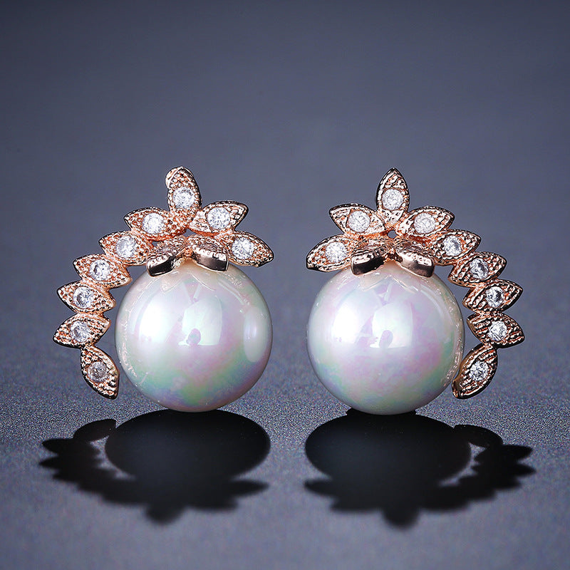 Best-selling horseeye zircon earrings and wheat earrings with wheat earrings are factory-direct wholesale for horseeye zircon studs, wheat earrings, and high-end accessories