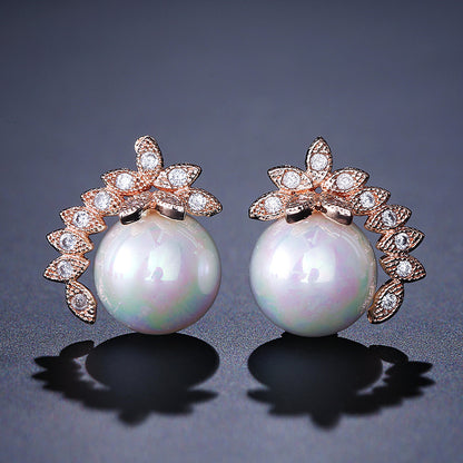 Best-selling horseeye zircon earrings and wheat earrings with wheat earrings are factory-direct wholesale for horseeye zircon studs, wheat earrings, and high-end accessories