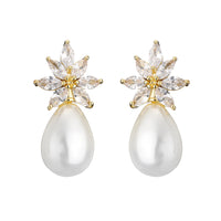 Stud earrings - gold