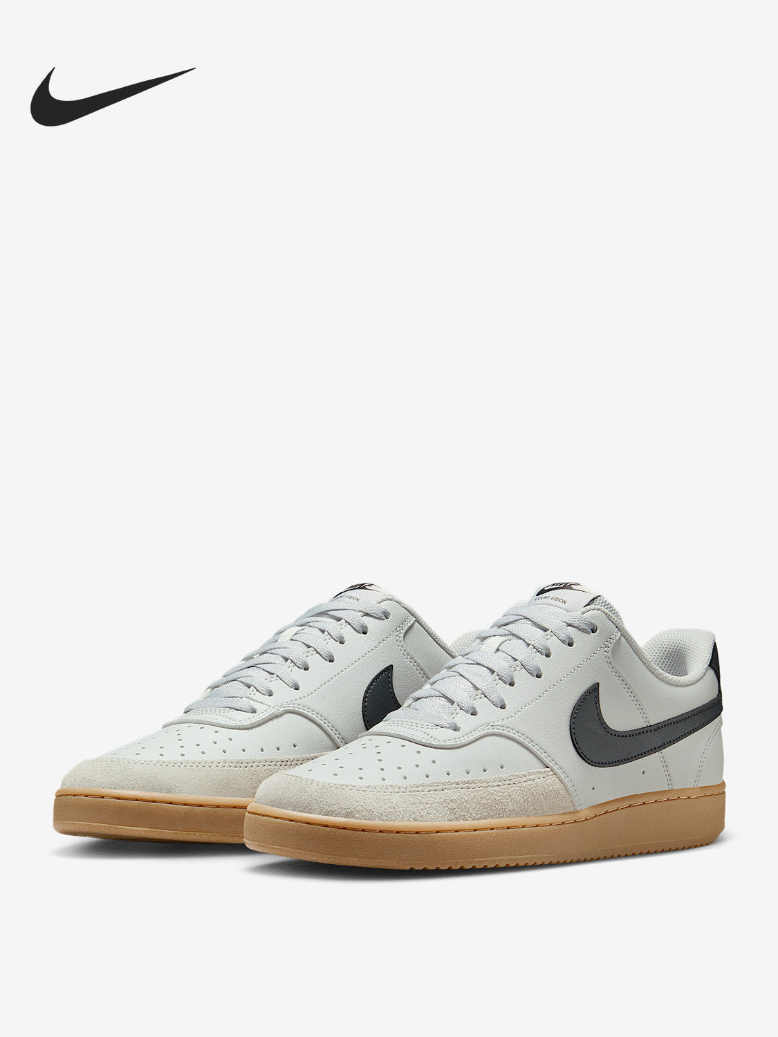 Nike Official Genuine Court Vision Men's Classic Lightweight Casual Board Shoes IB2998-003