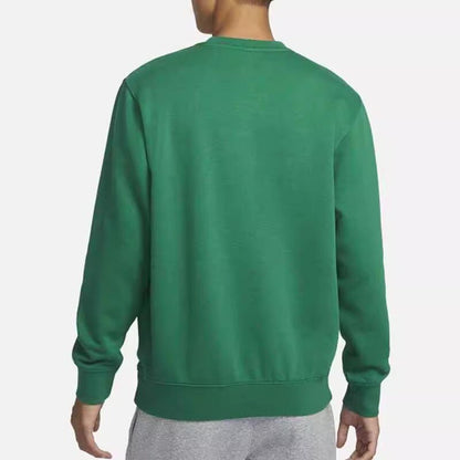 NIKE men's crew neck casual long sleeve pullover fleece warm loose sweatshirt FN2611-365-063