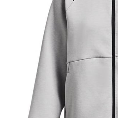 Casaco desportivo feminino versátil e respirável para treino e corrida da UA Under Armour, modelo 1379842-011.