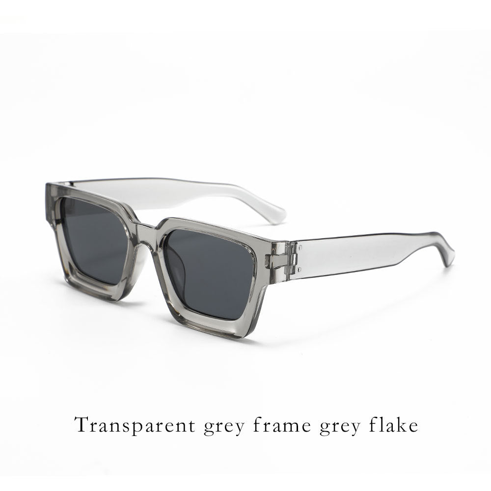 Classic square frame sunglasses 2025 cross-border hot sale wholesale full frame sunscreen men's and women's high-end face small sunglasses