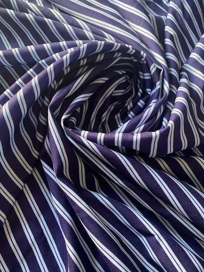 Amazon European and American women's striped shirt with double pockets on the chest, suitable for office wear in spring and autumn