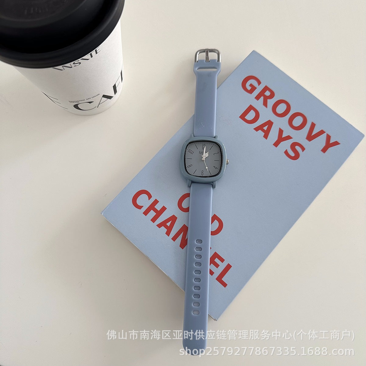 Internet-famous and popular Korean INS watches for men and women, student exams, academy style, high aesthetic and minimalist silicone women's watches available for sale