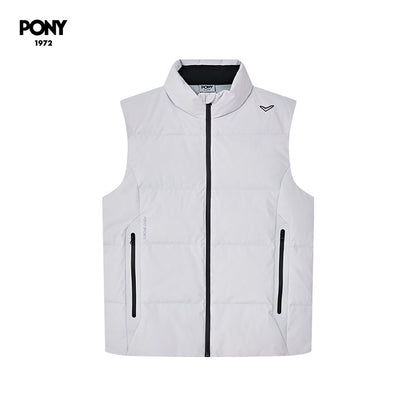 PONY1972 autumn and winter new duck down warm and lightweight wear-resistant down vest 243U2EG50