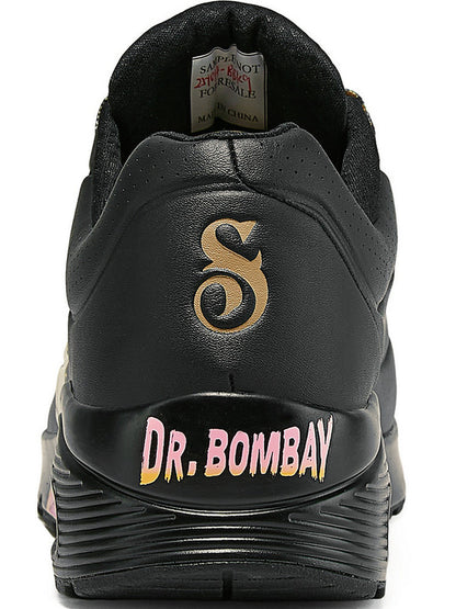 Skechers co-branded men's and women's shoes 2024 Fall Cushioning Black Casual Sneakers Daddy Shoes 251014 BBK