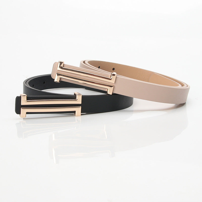 Trendy women's belt belt versatile simple Korean decorative belt women's dress coat with belt wholesale