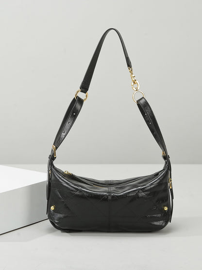 Cross-border shoulder bag, high-end diamond dumpling bag, fashionable and simple underarm bag, versatile commuter women's crossbody bag