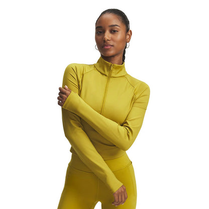 U.A. Under Armour Jacket Fall Winter Meridian Women's Knitted Training Sports Zip Jacket 6003993-314