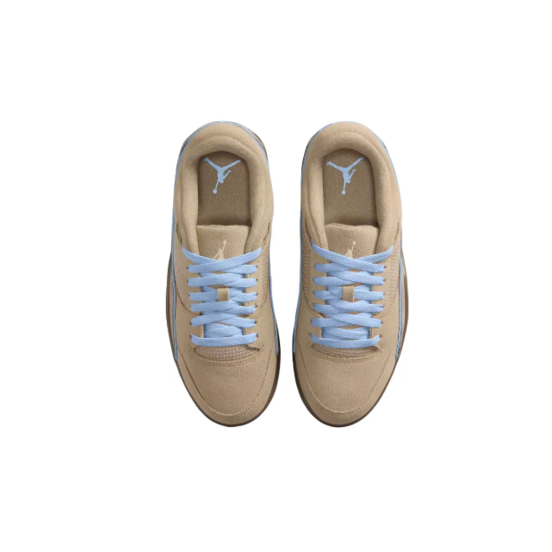 Sapatilhas de basquetebol para mulher Jordan Flight Court castanhas, cano baixo, estilo vintage, modelo IO7612-220