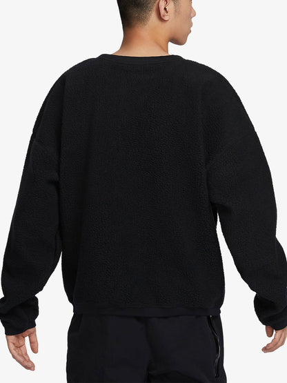 Nike official genuine new men's crew neck zipper pocket sweatshirt pullover FB8379-010