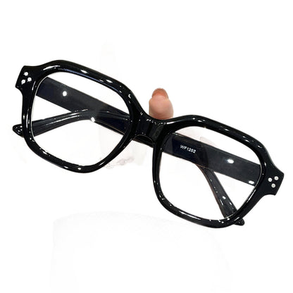 Large frame Mi Nail square flat glasses 2025 new blue light blocking fashion glasses frame, tortoiseshell slimming frames for women
