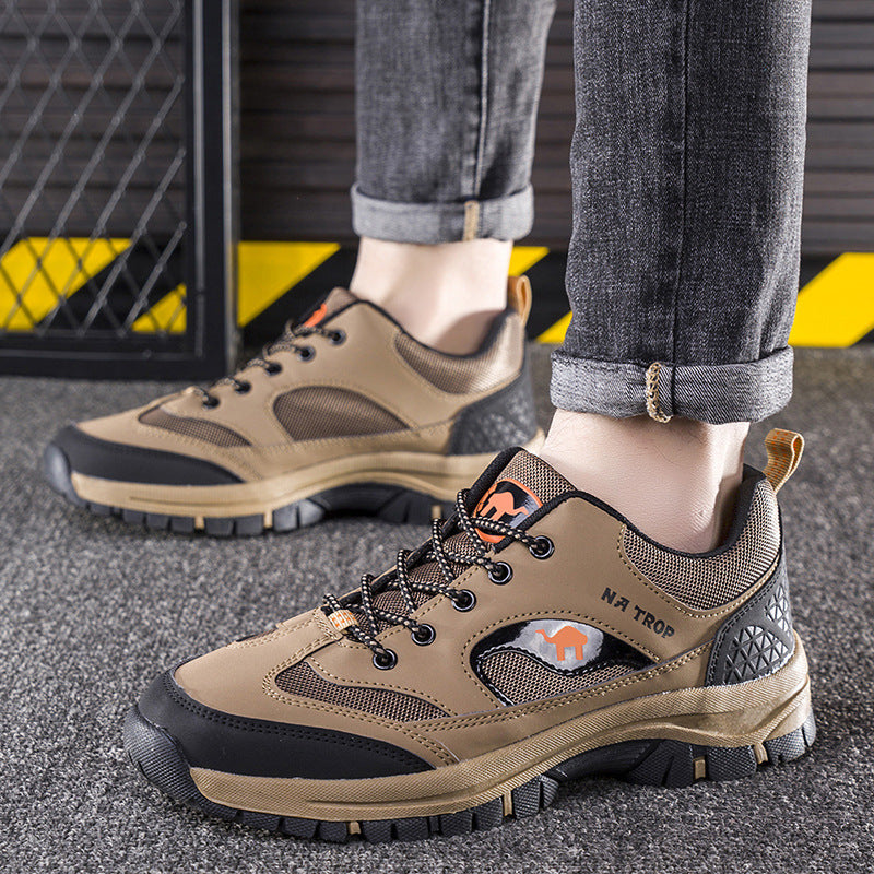 Autumn and winter men's shoes, outdoor hiking and hiking shoes, work labor protection shoes, fashion casual running sneakers, cross-border wholesale