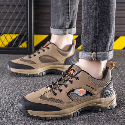 Autumn and winter men's shoes, outdoor hiking and hiking shoes, work labor protection shoes, fashion casual running sneakers, cross-border wholesale